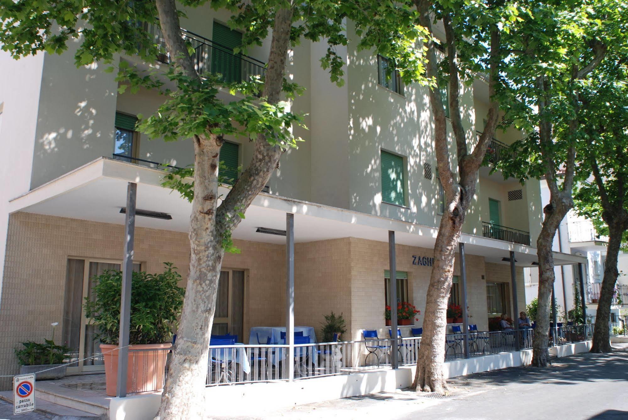Hotel Zaghini Rimini Zewnętrze zdjęcie